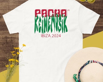 Keinemusik x Pacha Club Ibiza Tee, 2024 Edition, White Unisex House Techno Music Shirt, Cool Ibiza Gift