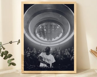 DJ Black Coffee - Techno Music - House Music - Music Print Set - Music Poster - Custom Music Gallery Wall Art - Best Gift - Best Seller