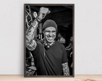 Dj  Chris Liebing - Techno Music -  House Music - Music Print Set - Music Poster  - Custom Music Gallery Wall Art - Best Gift - Best Seller