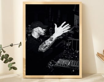 DJ NICO Moreno - - Techno Music - House Music - Music Print Set - Music Poster - Custom Music Gallery Wall Art - Best Gift - Best Seller