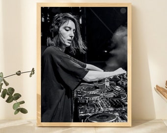 Dj Amelie Lens - Techno Music - House Music - Music Print Set - Music Poster - Custom Music Gallery Wall Art - Best Gift - Best Seller