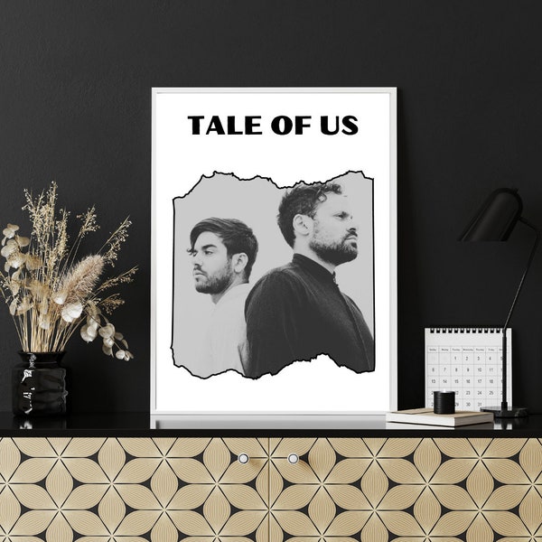 Tale Of Us - Techno – House - Music wall art - trendy retro poster - retro music decor - groovy printable poster