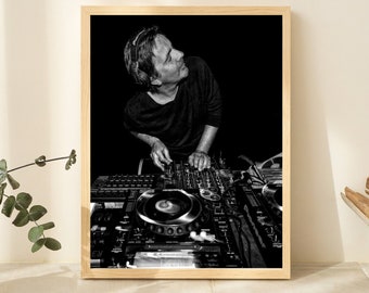 DJ Laurent Garnier - Techno Music - House Music - Music Print Set - Band Poster - Custom Music Gallery Wall Art