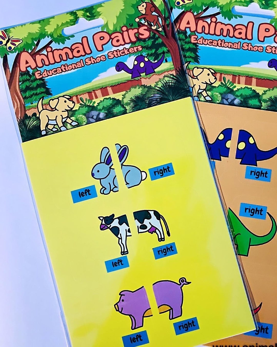 Children’s Kids Educational Shoe Stickers / Nursery Shoe Stickers