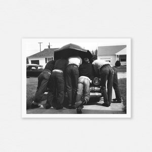 Garage wall art, Vintage car poster, Funny garage decor, car garage decor, their first car poster, Garage poster, vintage car print,wall art
