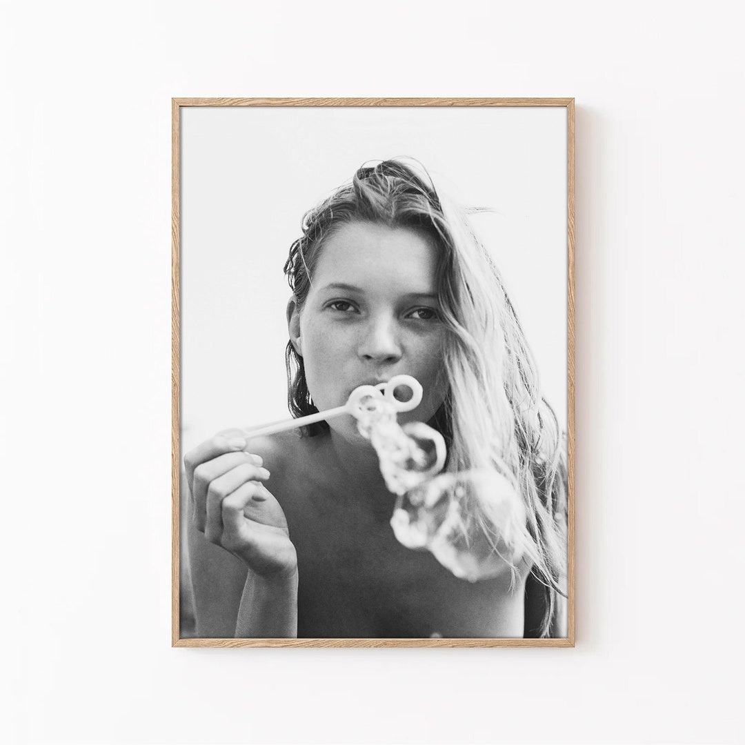 Kate Moss Wall Art Kate Moss Print Bathroom Wall Art Home Etsy