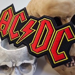 ACDC patch, ACDC Rock music patch, ACDC band patch, iron on patch,