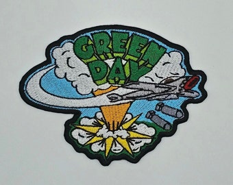 Green day Dookie patch, Green day Rock patch, Green Day band patch, iron on patch,