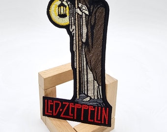 Led Zeppelin patch, Led Zeppelin Rock band patch, Rock music patch, iron on patch