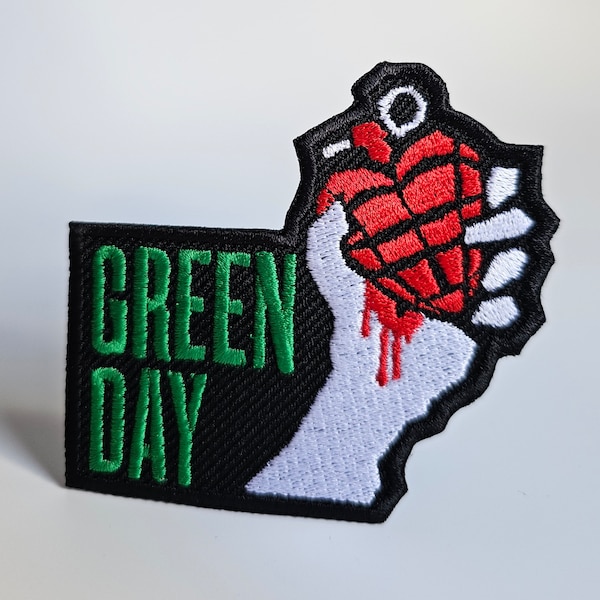 Green day patch, Green day Rock patch, Green Day band patch, iron on patch,