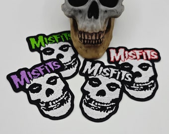 Misfits patch, Misfits punk band patch, Misfits patch, punk music patch, Misfits punk iron on patch, sew on patch