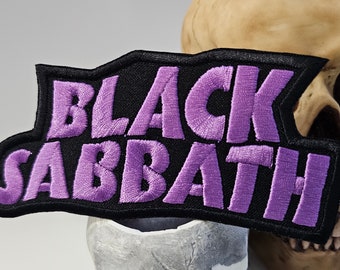 Black Sabbath patch, Black Sabbath rock band patch, Rock music patch, Black Sabbath embroidery patch, iron on patch,