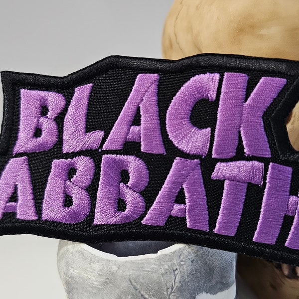 Black Sabbath patch, Black Sabbath rock band patch, Rock music patch, Black Sabbath embroidery patch, iron on patch,