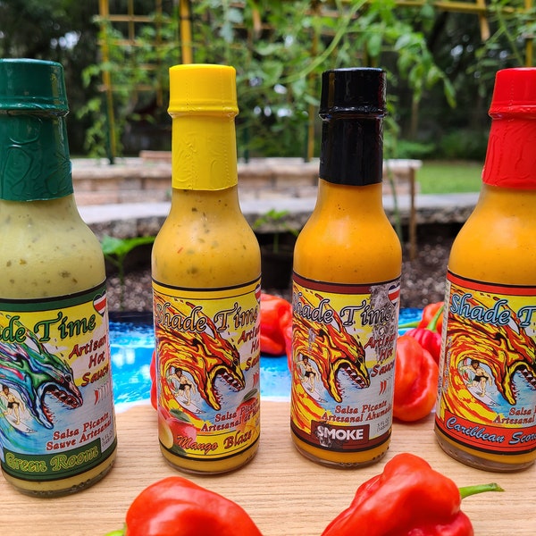 Artisan gourmet hot sauce made with fresh ingredients and no chemical preservatives