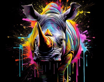 Neon Rhino