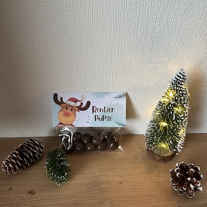 Reindeer pups|Advent calendar|Santa Claus gift|Christmas treat|Christmas souvenir|Christmas gift for guests|Company party|Employee gift