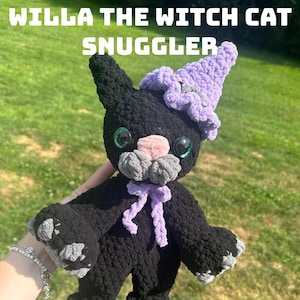 Willa the Witch Cat Snuggles-haakpatroon (Amigurumi Halloween-katpatroon, dierlijk haakpatroon, gehaakt Halloween-patroon)