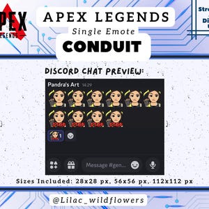 Conduit "Stop" Single Emote: Apex Legends Twitch, Discord, YouTube (Digital Download) image 4
