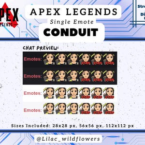 Conduit "Stop" Single Emote: Apex Legends Twitch, Discord, YouTube (Digital Download) image 3