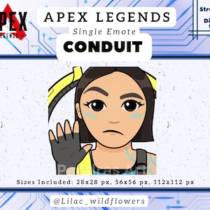 Conduit "Stop" Single Emote: Apex Legends Twitch, Discord, YouTube (Digital Download) image 1