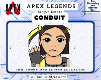 Conduit "Stop" Single Emote: Apex Legends Twitch, Discord, YouTube (Digital Download)