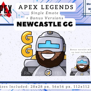 Apex Legends Newcastle GG Emote für Twitch/Discord (Digitaler Download) Bild 1