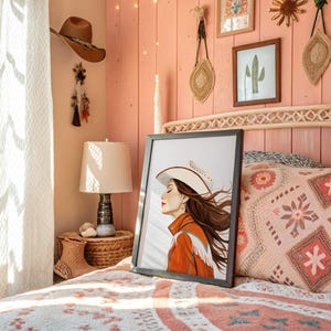 Long Live Cowgirls Art Print: Trendy Western Decor (Digital Download)