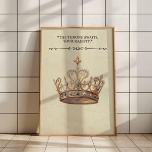 Funny Bathroom Art Print Toilet Humor Decor Classical Vintage Style Painting Digital Download Printable Wall Art Funny Bathroom Gift Art