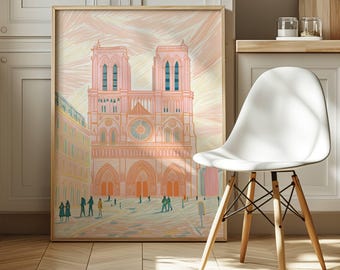 Paris Kunstdruck Paris Stadt Poster Aquarell Paris Wandkunst Moderne minimalistische Paris Kunst Paris Poster Trendy Home Decor City Prints France 05