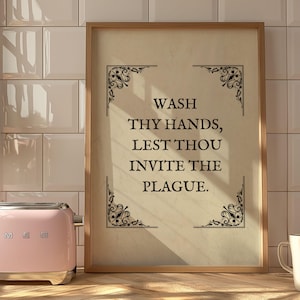 Funny Bathroom Art Print Toilet Humor Decor Classical Vintage Style Painting Digital Download Printable Wall Art Funny Bathroom Gift Art