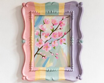 Sakura Cherry Blossom Art Print: Spring Floral Watercolor Painting, Summer Wall Decor, Pink Wall Art (Digital Download)