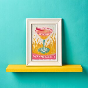 Bar Cart Print Dopamine Decor Martini Poster Martini Wall Art Watercolor Print Martini Print Bar Art Cocktail Poster Bar Printable Margarita