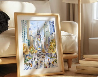 New York City Prints Famous Landmark NYC Wall Decor NYC Wall Art New York City Landmarks Nyc Travel Prints New York Poster New York Wall Art