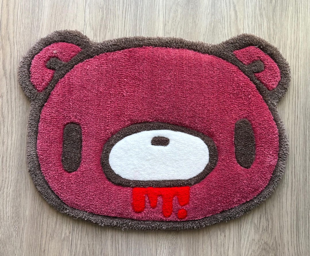 Original Grumpy Bear Rug Tufted Acrylic Rug -gloomy Bear, Indoor Decoration - Etsy