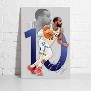 Mike Conley poster, Minnesota Timberwolves muurkunst print sport ingelijst canvas NBA Home decor cadeau basketbal kunstwerk A205 verjaardagscadeau