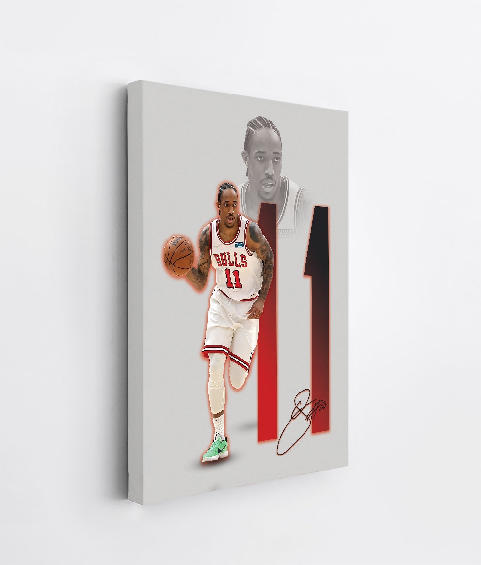 Demar Derozan Poster Chicago Bulls Wall Art Print Sports Framed Canvas NBA  Home Decor Gift Basketball Artwork A157 Christmas Gift - Etsy, image size:992x1166