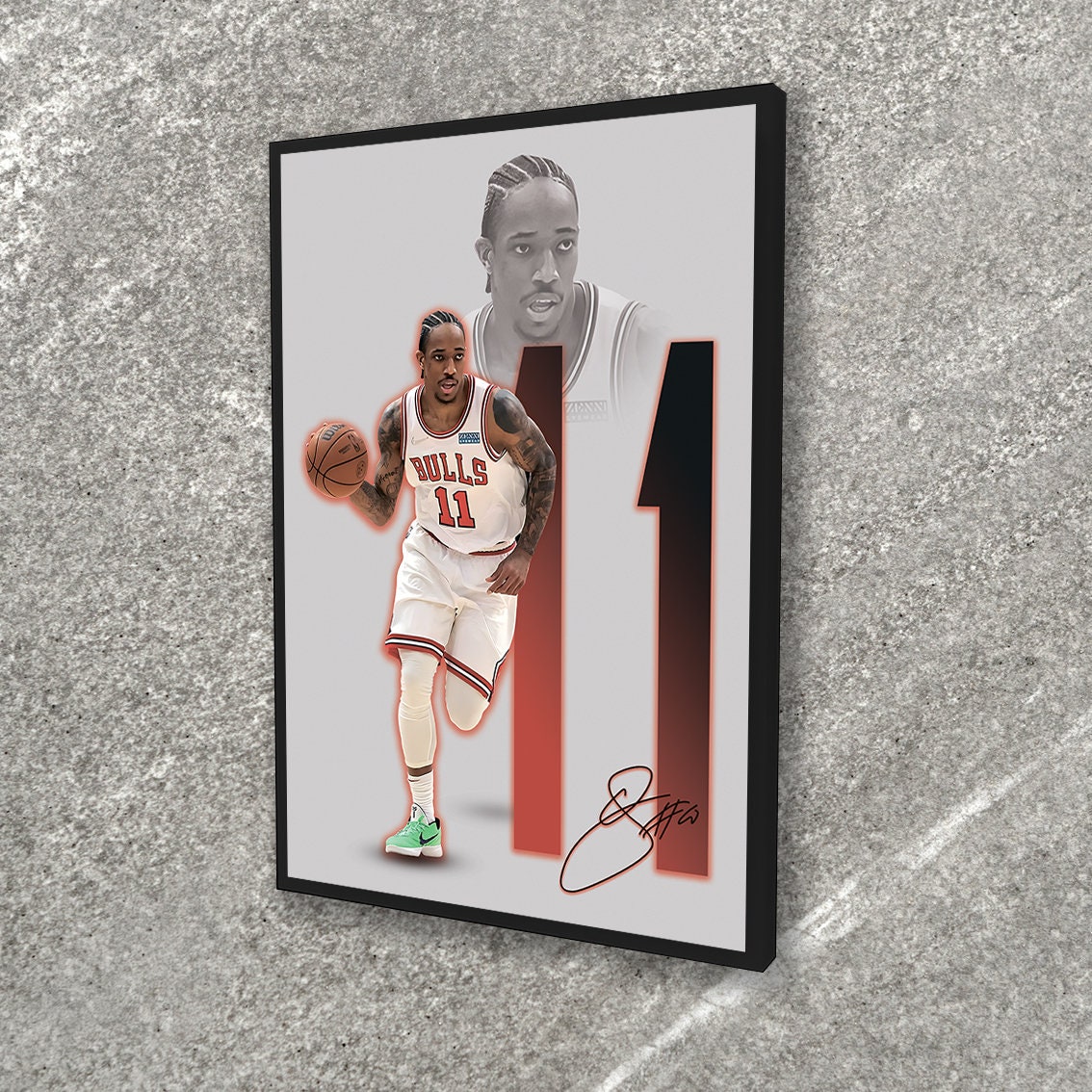 Demar Derozan Poster Chicago Bulls Wall Art Print Sports Framed Canvas NBA  Home Decor Gift Basketball Artwork A157 Christmas Gift - Etsy, image size:1134x1134