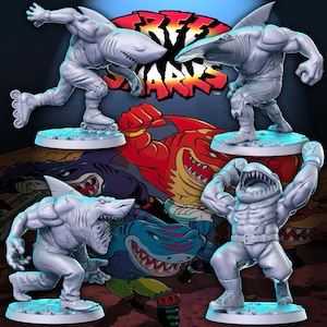 Street Sharks miniatures