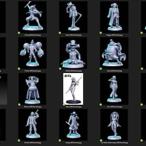 One Piece Miniaturen