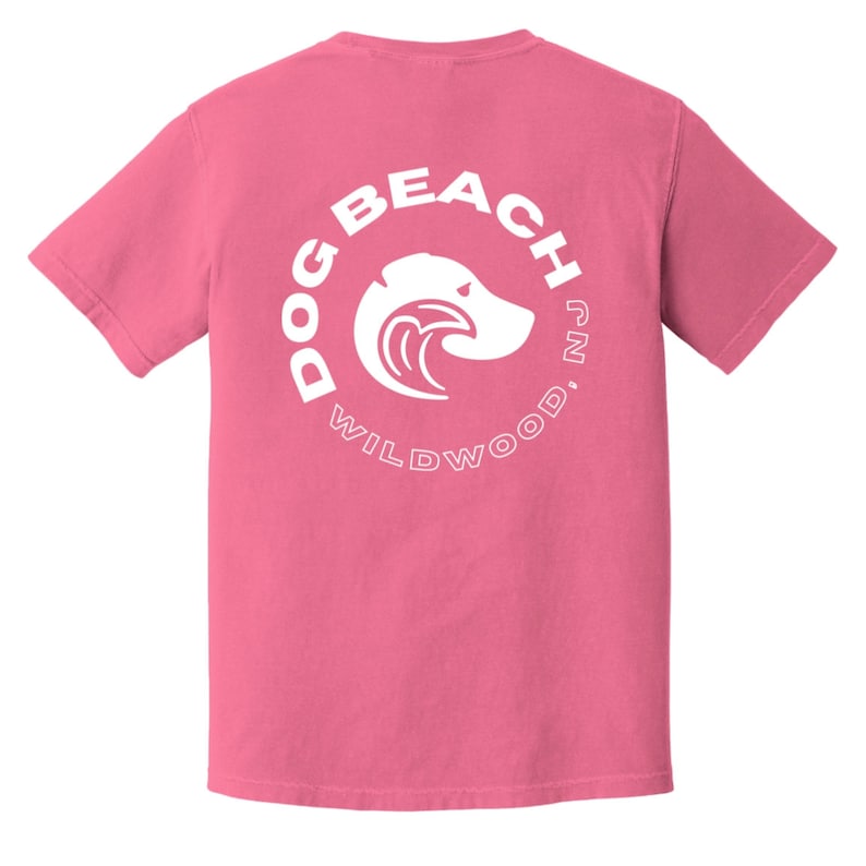 Wildwood Dog Beach Relaxed Weekend T-Shirt image 5