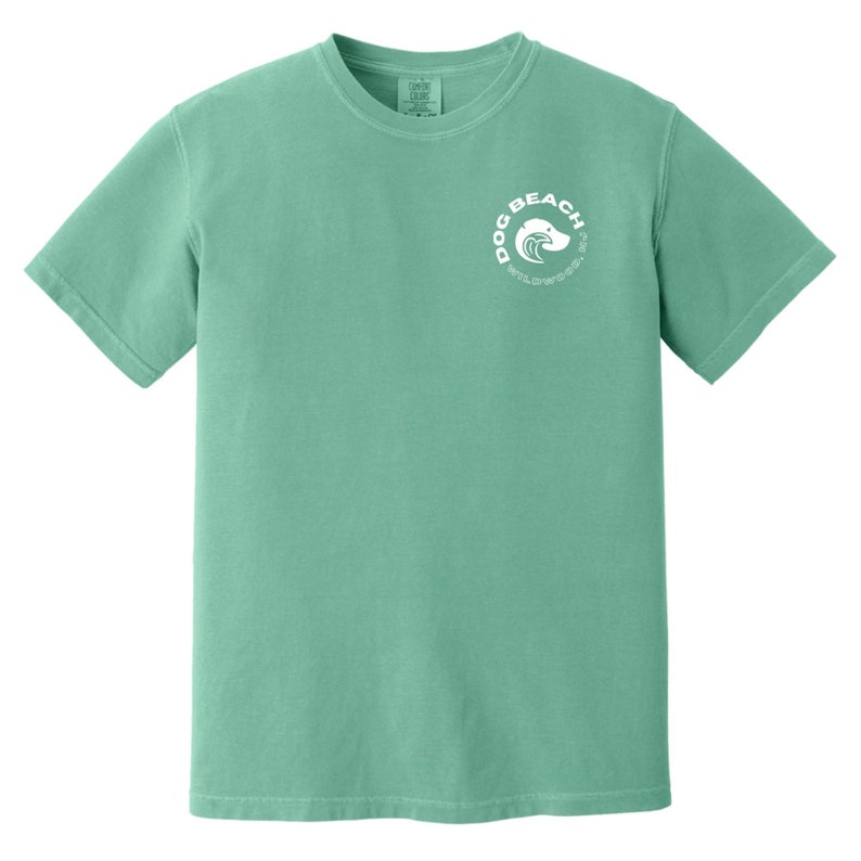 Wildwood Dog Beach Relaxed Weekend T-Shirt Seafoam