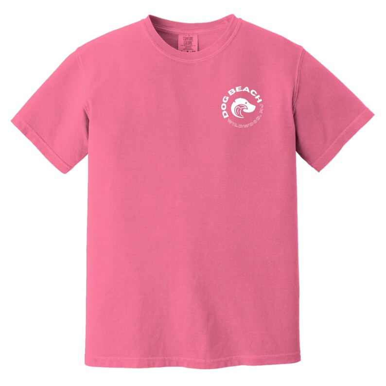 Wildwood Dog Beach Relaxed Weekend T-Shirt Crunchberry