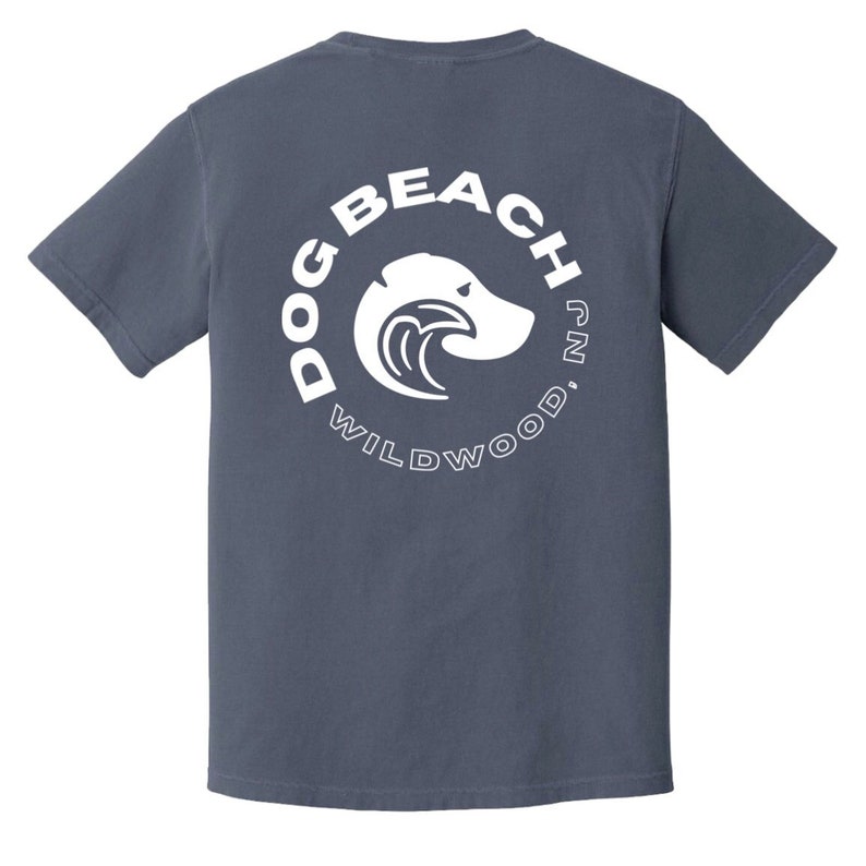 Wildwood Dog Beach Relaxed Weekend T-Shirt image 3
