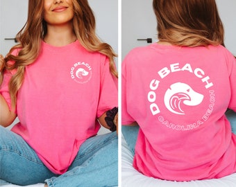 Carolina Beach Dog Beach Relaxed Weekend T-Shirt