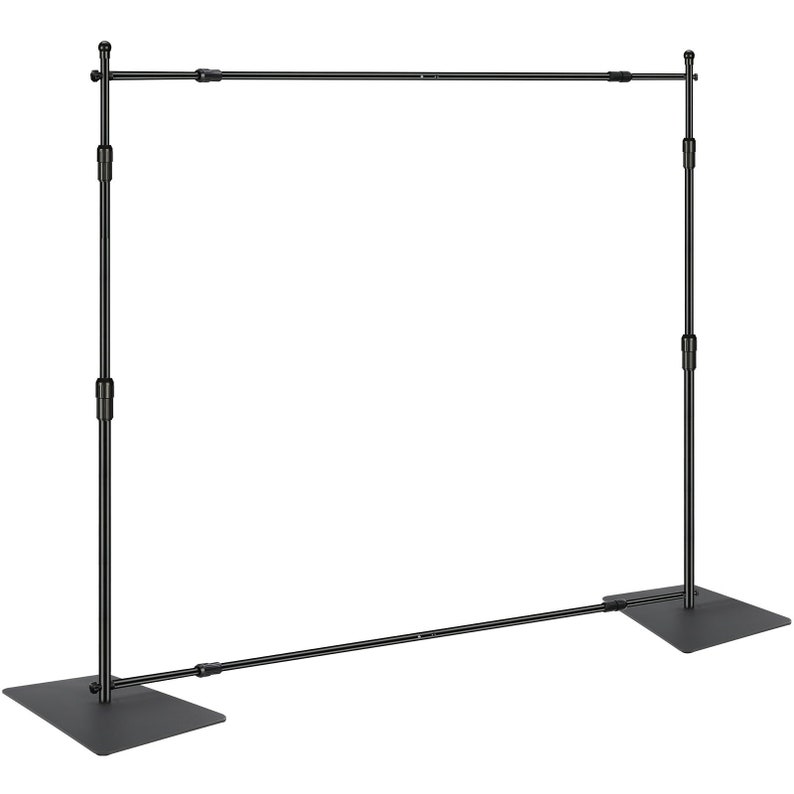10ftx10ft Adjustable Heavy Duty Backdrop Stand, Pipe a Drape Kit ...