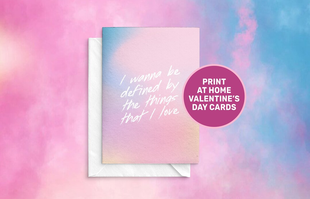 PRINTABLE Swiftie Valentine, Taylor Swift Themed Valentine's Day Card ...