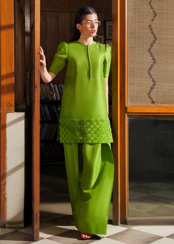 Custom Hand Made Farshi Shalwar set, Available in different colors