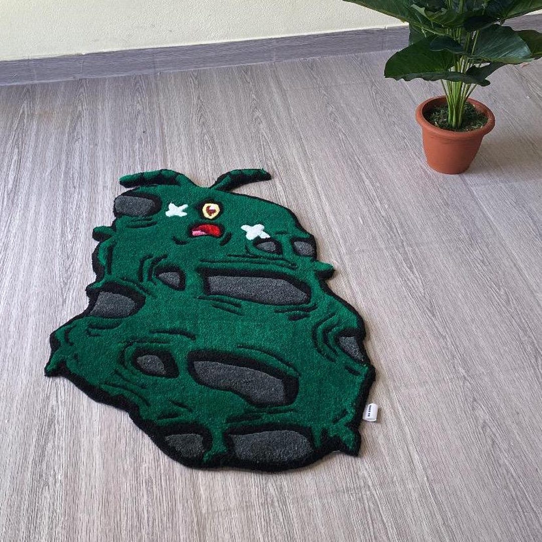 Plankton Rug Quilted Plankton Rug - Decorative Mat for Kids' Room, Playroom Rug ...