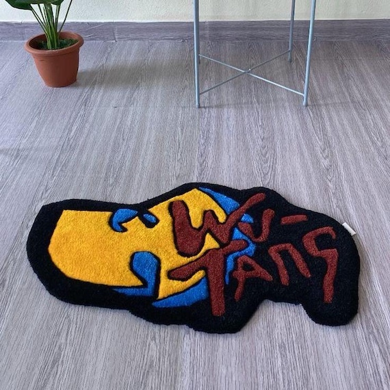 Custom Tufted Rug With Logo, Wu Tang Handmade Soft Tufted