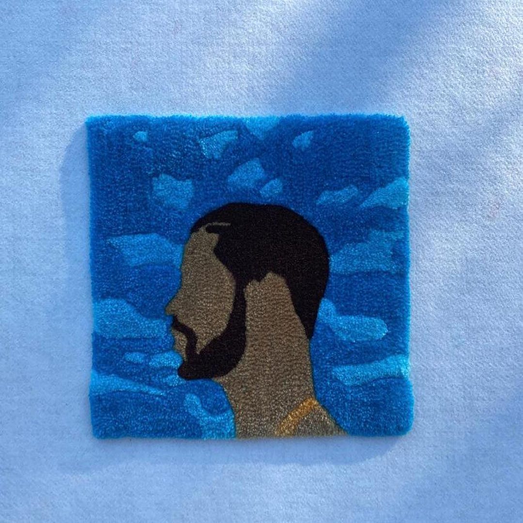 Drake Tuffing Rug Premium Quilted Rug Featuring Drake - Nothing Was the Same | Soft ...